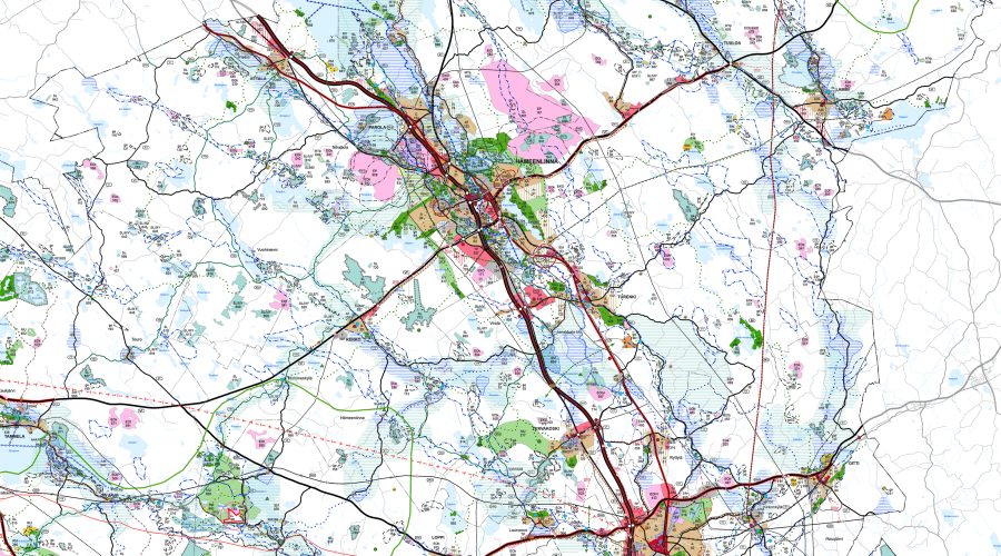 maakuntakaava, kartta