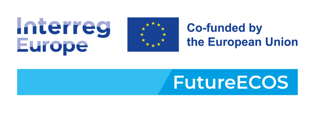 logoja, logot, interreg europe, eu-lippu, co-funded by the european union, future ecos, hankkeen logo, eu-hanke