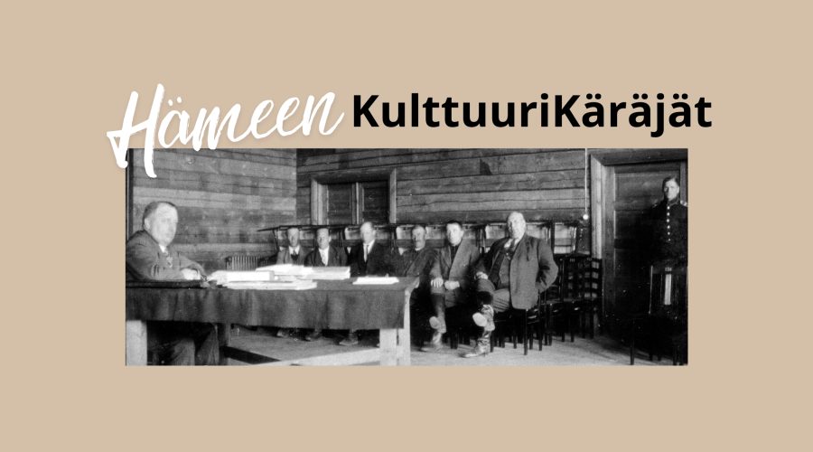 vanha kuva, mustavalkokuva, kulttuurikäräjät, kanta-hämeen kulttuuri