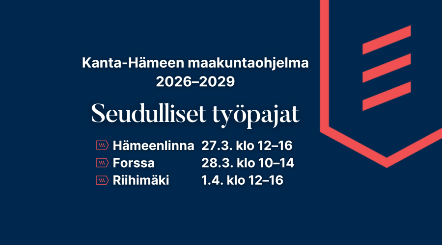 banner, seututyöpajat, vaakunalogo